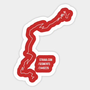 Strava Segment – Kaunertal Glacier Austria Sticker